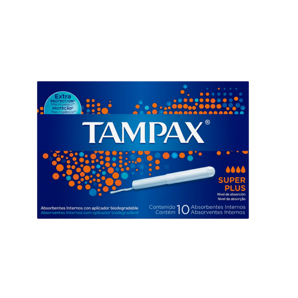 ABS TAMPAX INT SUP PL 10UN