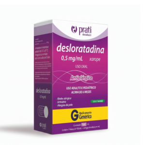 DESLORATADINA 0,5MG/ML XAROPE 100ML PRATI DONADUZZI