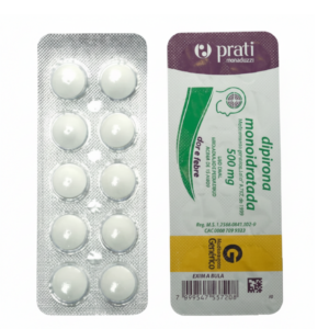 DIPIRONA MONOIDRATADA 500MG 10 COMPRIMIDOS PRATI DONADUZZI