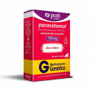 PARACETAMOL 750MG 20 COMPRIMIDOS PRATI DONADUZZI
