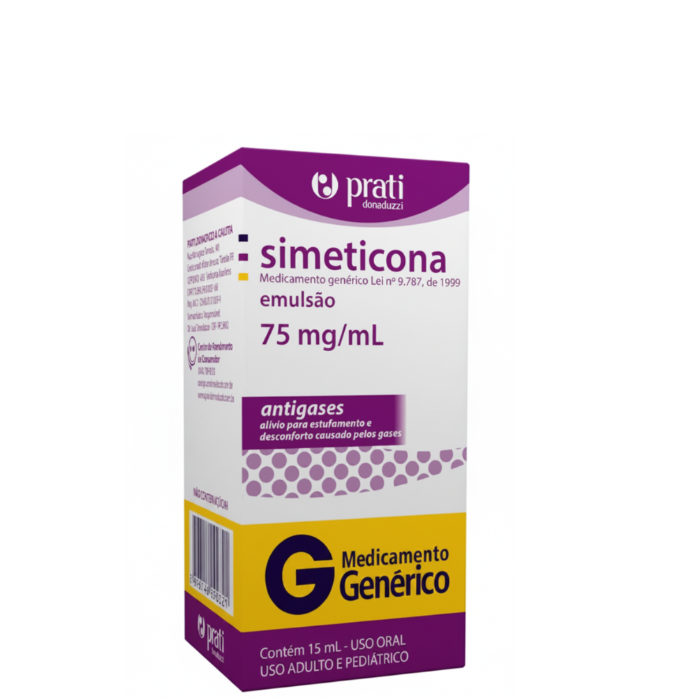 SIMETICONA 75MG/ML GOTAS 15ML PRATI DONADUZZI