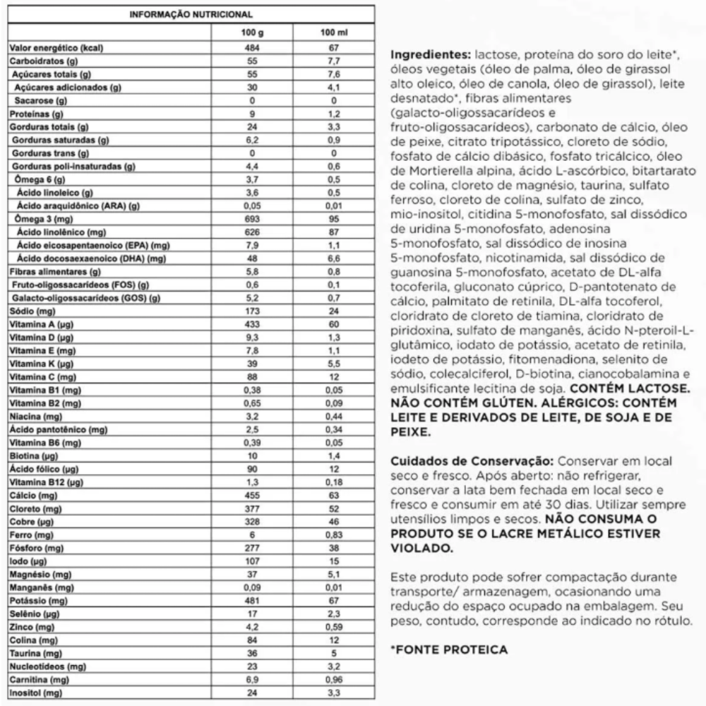 FORMULA INFANTIL APTAMIL PREMIUM 1 DANONE 0 A 6 MESES 800G - Imagem 2