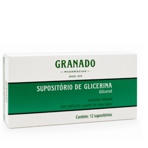 SUPOSITORIO DE GLICERINA GRANADO ADULTO 12 SUPOSITORIOS
