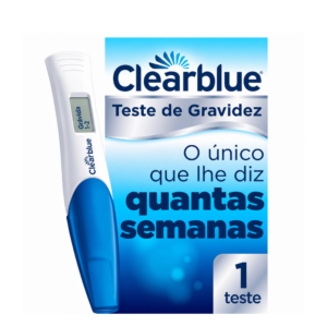 TESTE DE GRAVIDEZ CLEARBLUE DIGITAL COM 1 UNIDADE