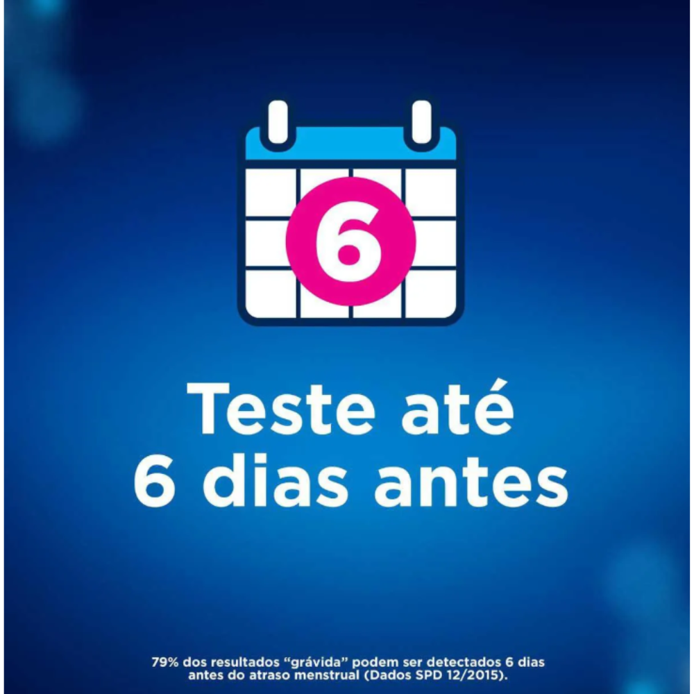 TESTE DE GRAVIDEZ CLEARBLUE SAIBA ANTES 1 UNIDADE - Imagem 6