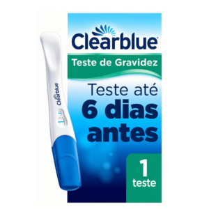 TESTE DE GRAVIDEZ CLEARBLUE SAIBA ANTES 1 UNIDADE