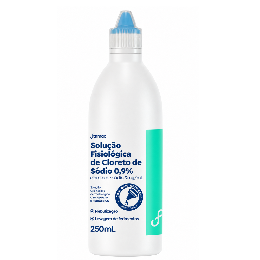 SORO FISIOLOGICO CLORETO DE SODIO 0,9% FARMAX 250ML