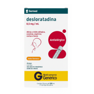 DESLORATADINA 0,5MG XAROPE 100ML GERMED