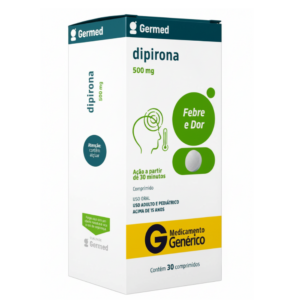 DIPIRONA MONOIDRATADA 500MG 30COMPRIMIDOS GERMED