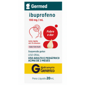 IBUPROFENO 100MG/ML SUSPENSAO ORAL 20ML GERMED