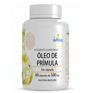 OLEO DE PRIMULA 500MG NATTUBRAS 60 CAPSULAS