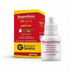 IBUPROFENO 100MG/ML CIMED SUSPENSAO ORAL SABOR TUTTI-FRUTTI 20ML