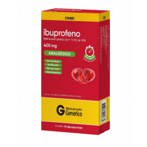 IBUPROFENO 400MG 10 CAPSULAS GEL MOLE CIMED