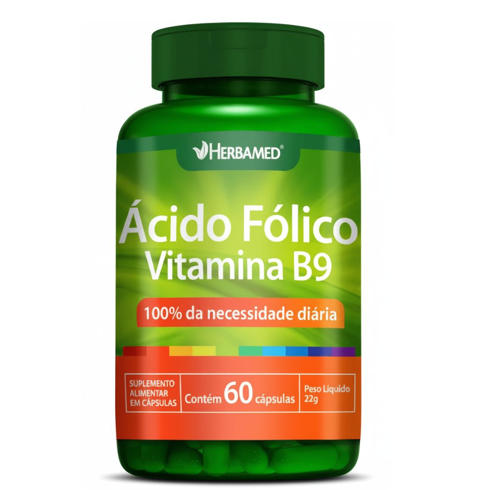 ACIDO FOLICO + VITAMINA B9 C/60 CAPSULAS HERBAMED