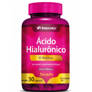 ACIDO HIALURONICO E VITAMINAS 150MG BEAUTY 30 CAPSULAS HERBAMED