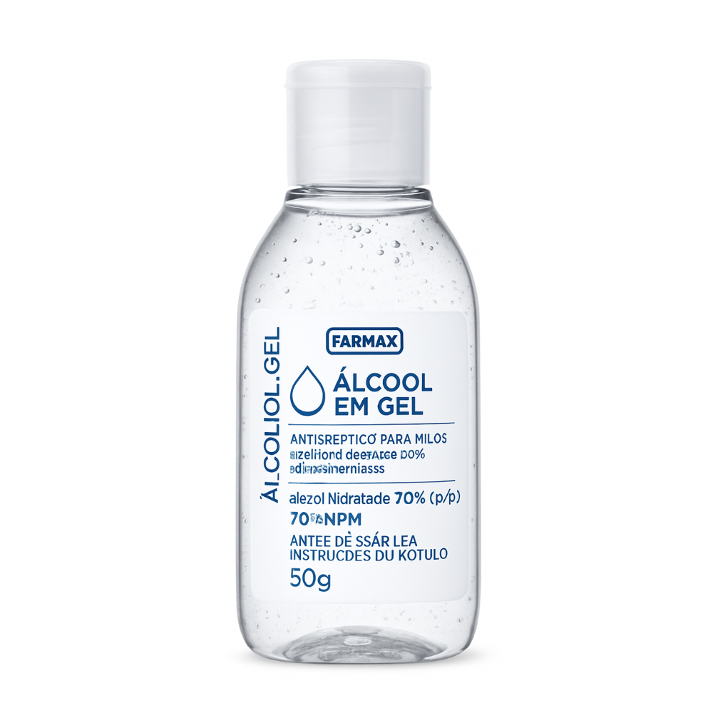 ALCOOL 70% GEL FARMAX 50G
