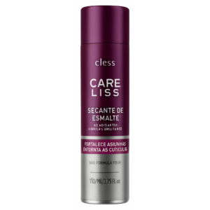 SECANTE ESMALTE SECAGEM INSTANTANEA PARA UNHAS CARE LISS 400ML CLESS