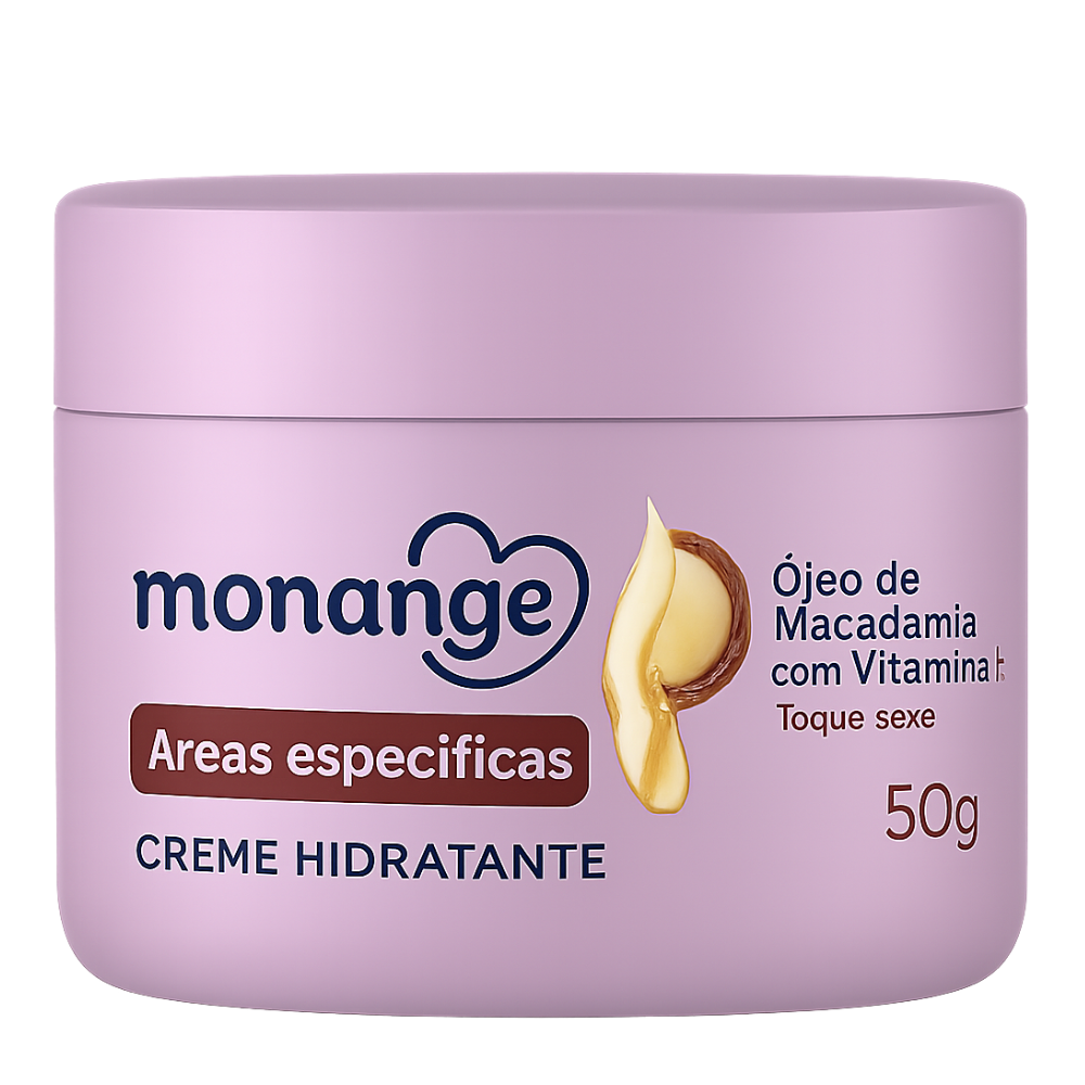 Creme Hidratante Monange Áreas Específicas Óleo de Macadâmia 50g