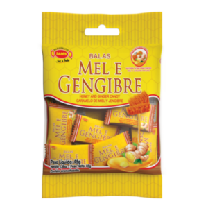 Bala Dura Sams Mel E Gengibre 45g