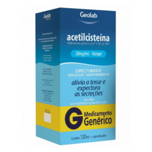 ACETILCISTEINA 20MG/ML XAROPE INFANTIL 120ML GEOLAB