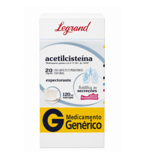 ACETILCISTEINA 20MG/ML XAROPE INFANTIL 120ML LEGRAND