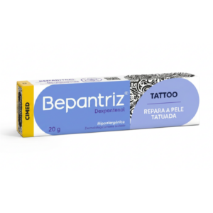 BEPANTRIZ DEXPANTENOL CREME PARA TATTOO TATUAGEM 20 GRAMAS PROTECAO E HIDRATACAO