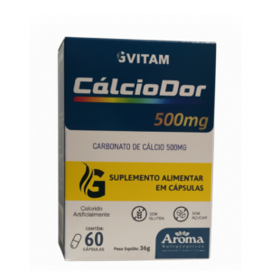 CARBONATO DE CALCIO 500MG CALCIODOR 60 CAPSULAS