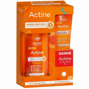 KIT ACTINE DARROW GEL DE LIMPEZA 140G + GEL DE LIMPEZA 40G