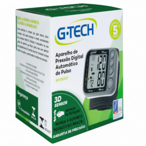 APARELHO DE PRESSAO DE PULSO DIGITAL AUTOMATICO G-TECH GP450SP