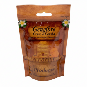 BALA DE MEL COM GENGIBRE CRAVO E CANELA 60G PRODAPYS