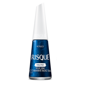 ESMALTE METALICO RISQUE HOJE SIM, AMANHA TALVEZ 8ML