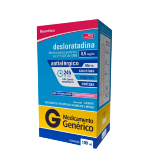 DESLORATADINA 0,5MG/ML XAROPE 100ML ACHE