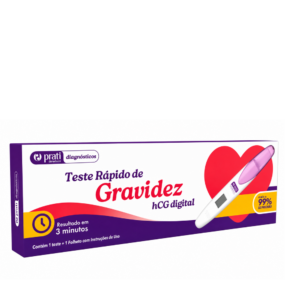 TESTE GRAVIDEZ PRATI DIGITAL 1UNIDADE PRATI DONADUZZI