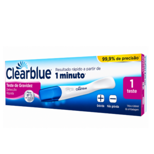 TESTE GRAVIDEZ CLEARBLUE COMPACTO PROCTER 1UNIDADE