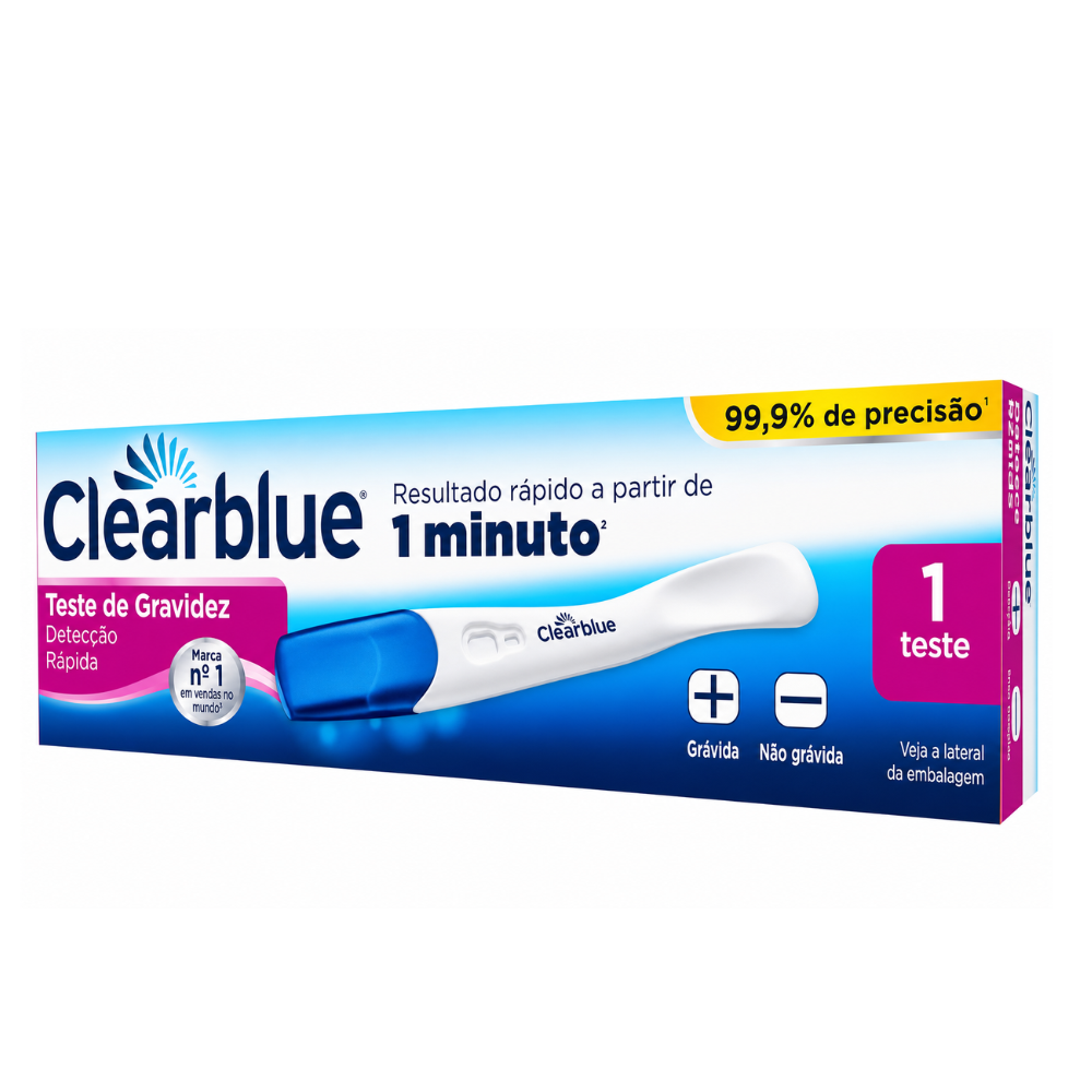 TESTE GRAVIDEZ CLEARBLUE COMPACTO PROCTER 1UNIDADE