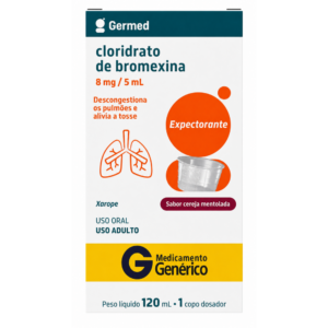 CLORIDRATO DE BROMEXINA 8MG/5ML XAROPE ADULTO 120ML GERMED
