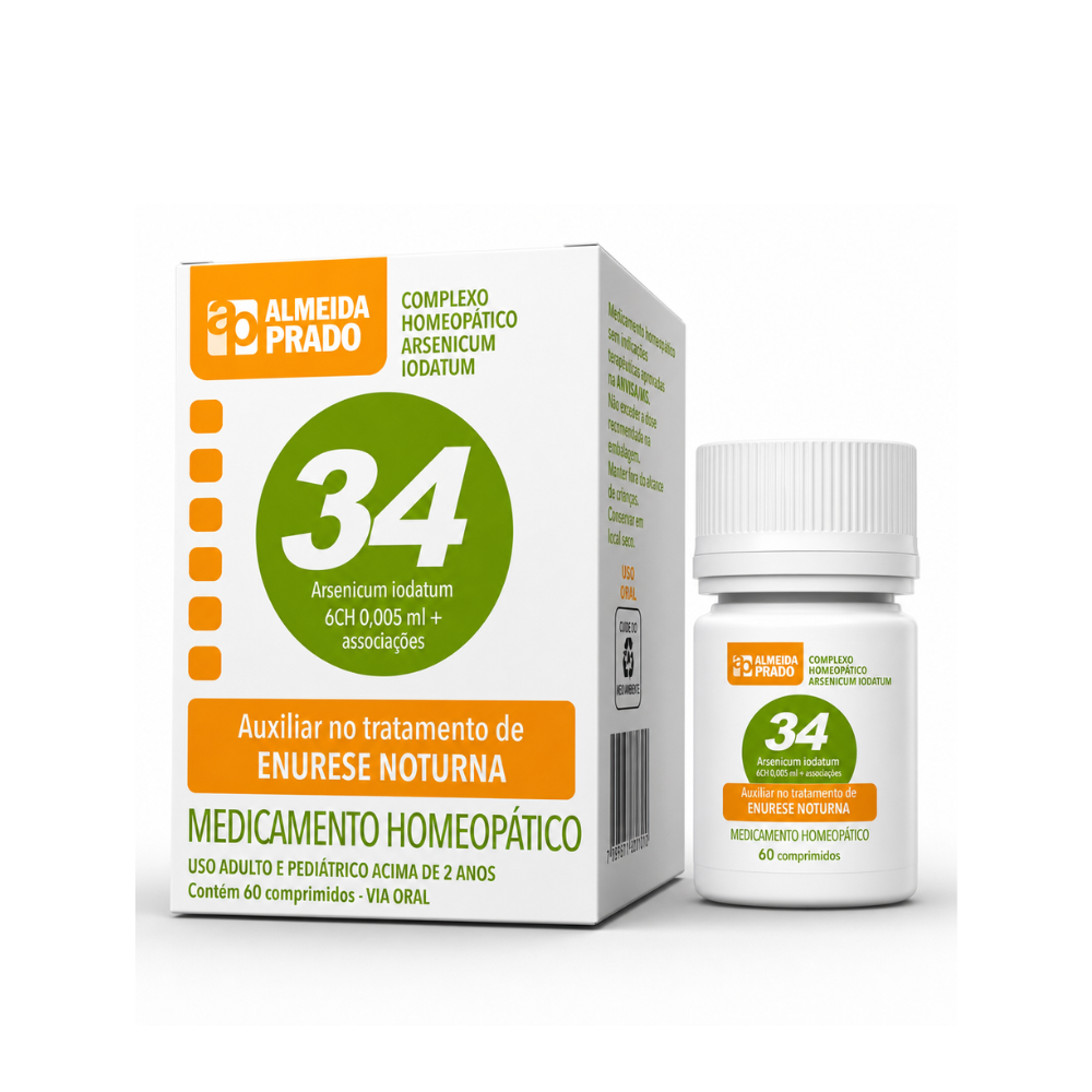 COMPLEXO 34 HOMEOPATICO ALMEIDA PRADO 60 COMPRIMIDOS - Imagem 2